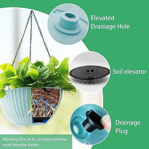 Hanging Planters for Outdoor Plants (4 Count)