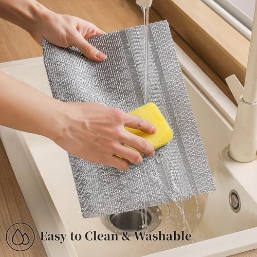 Lunar Grey Placemats Set of 8 (8 Count)