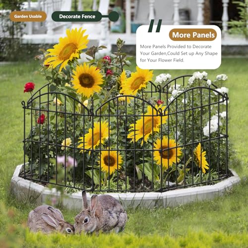15 Panels Decorative Garden Fence (15.94 Foot)