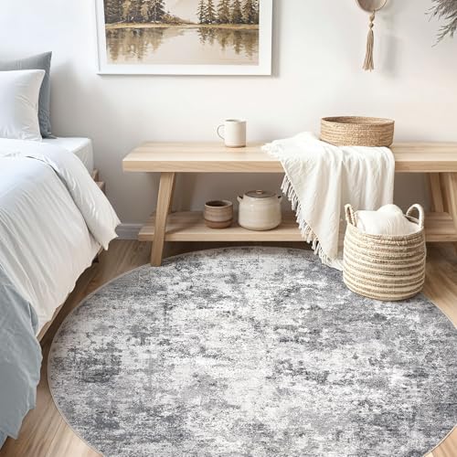 8ft Round Area Rug Living Room Rugs (24 Count)