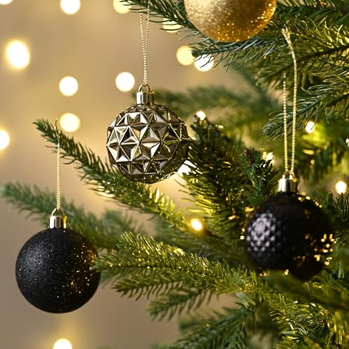 50ct Christmas Tree Decorations Ball Ornaments 2.36 Inches (50 Count)