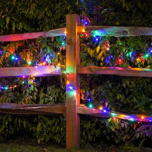 2 Pack 200 LED Solar Fairy Lights Outdoor (2 Count)