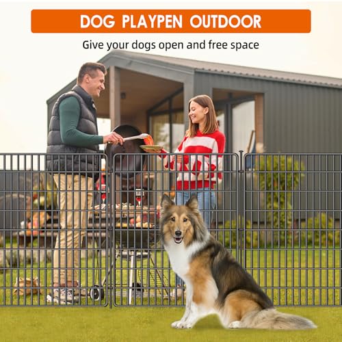 15 Panels No Dig Fence with Gate (15 Count)