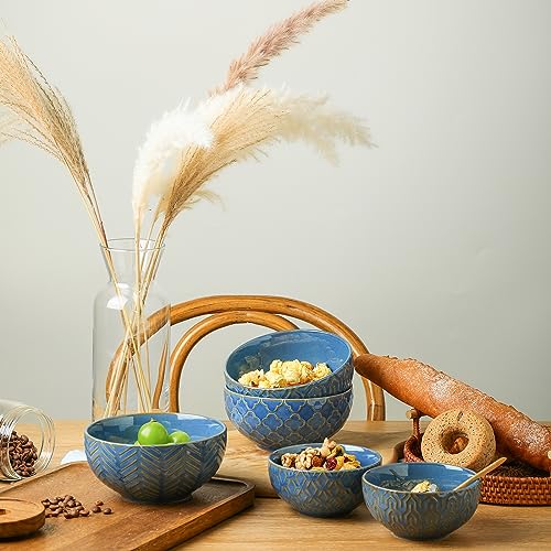 Sureasy Ceramic Cereal Bowls Set of 4 (4 Count)