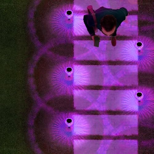 Solar Halloween Lights Outdoor Waterproof 8 Pack Halloween Decor (8 Count)