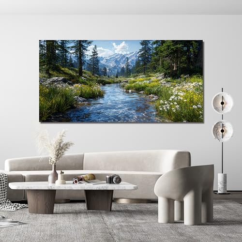 Large Canvas Wall Art Decor Picture For Living Room Nature Wall Art 29"x58"