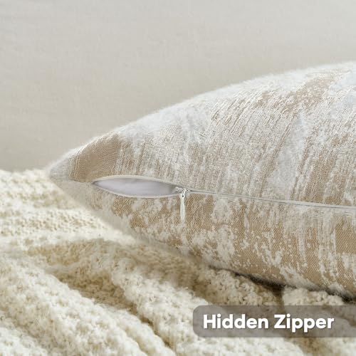 Pack of 2 Faux Cashmere Throw Pillow Covers 16x16 Inch (2 Count)