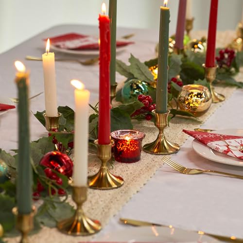 Gold Taper Candle Holder (6 Count)