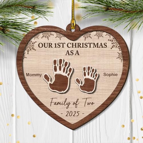 Custom Family Christmas Ornament 2025