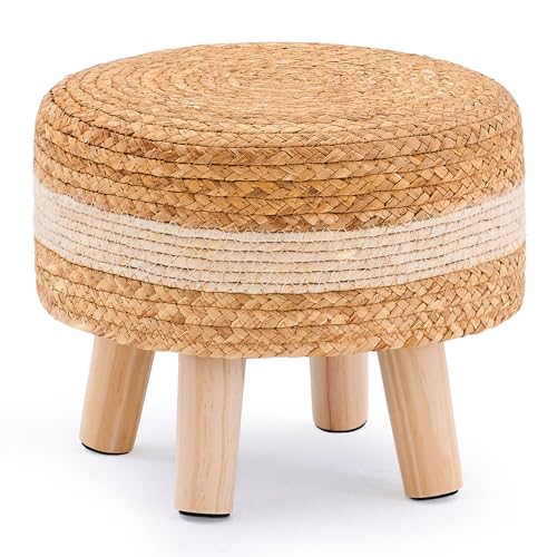 Handwoven Round Ottoman