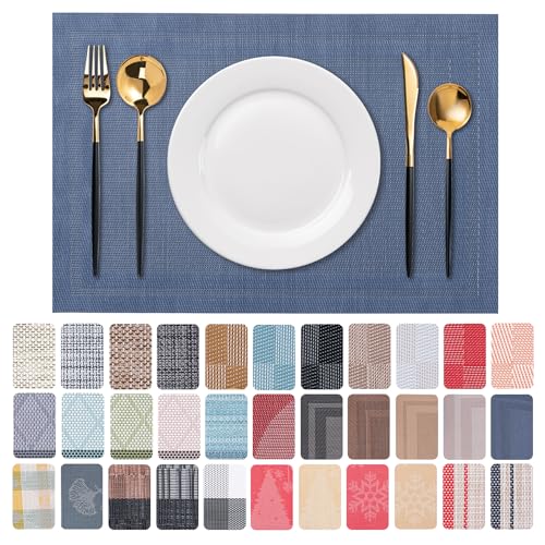 Placemats Set of 6 Washable Indoor (6 Count)