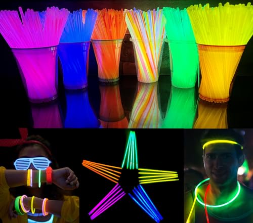 Glow Sticks 300 Pack (300 Count)