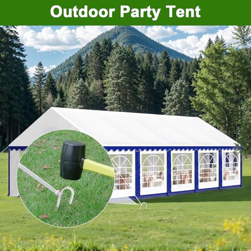 J Hook Rebar Stakes 16 Inch Tent Stakes Heavy Duty 3 (8 Count)