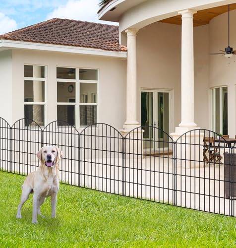 Metal Garden Fence 36 in x 11.7 ft (5040 sq inches)