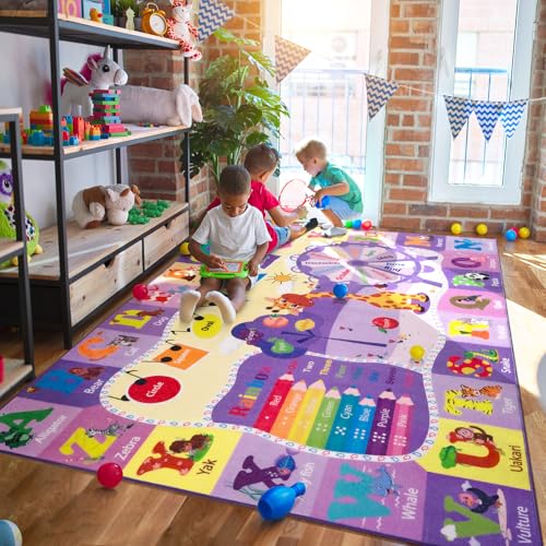 BENRON 4x6 Playroom Rug for Kids Washable