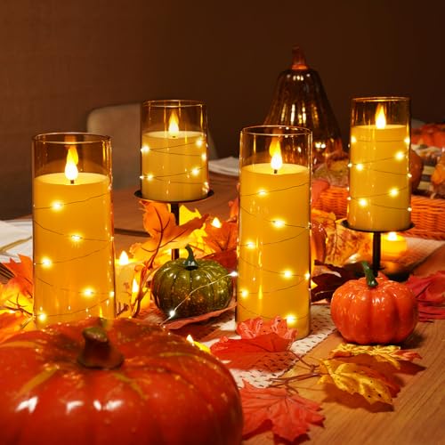 Flickering Flameless Candles (5 Count)