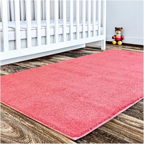 Soft & Colorful 5' Round Kids Classroom Area Rug