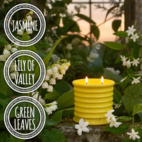 Lily of the Valley & Jasmine Luxury Strong Scented Candle