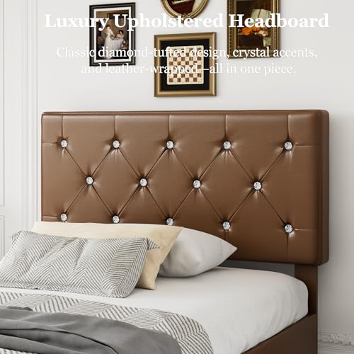 Twin Size Bed Frame with Storage Drawers