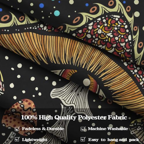 Hippie Mushroom Tapestry