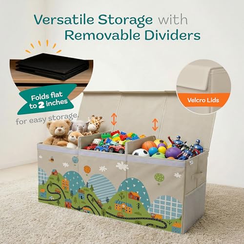 Extra Large Toy Storage Organizer with Lid