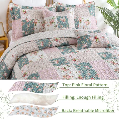 Farmhouse King Size Quilt Bedding Set