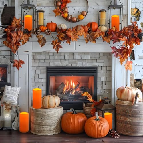 8" x 4" Large Outdoor Flameless Candles (2 Count)