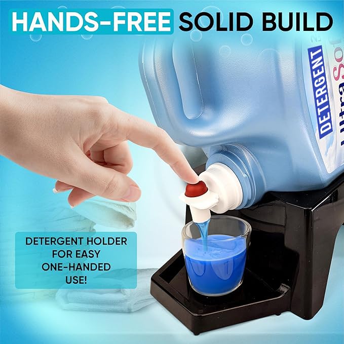 Liquid Laundry Detergent Holder Stand with Drip Tray