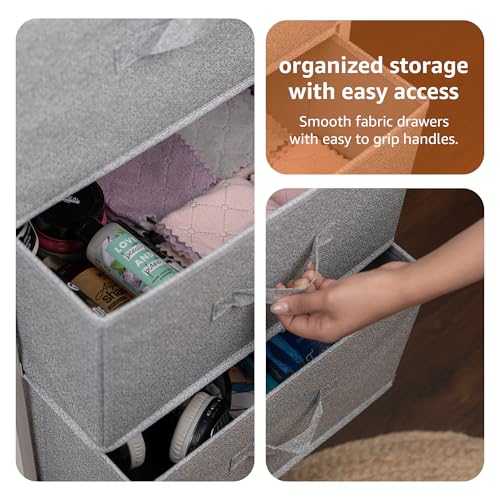 Fabric 4 Drawer Storage Organizer Unit for Closet