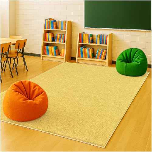Soft & Colorful 7' x 9' Kids Classroom Area Rug