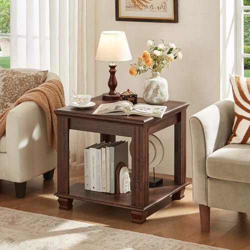 Farmhouse End Tables Set of 2 for Living Room (2 Count)
