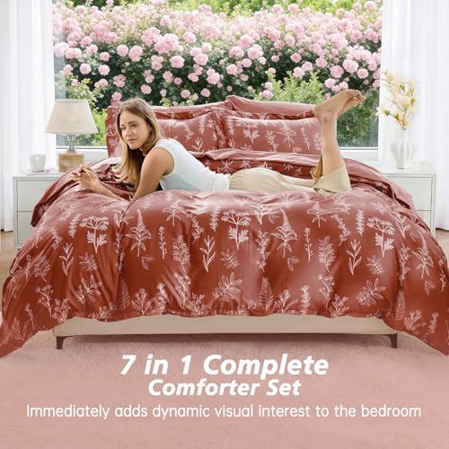Terracotta Bed in a Bag Queen 7 Pieces