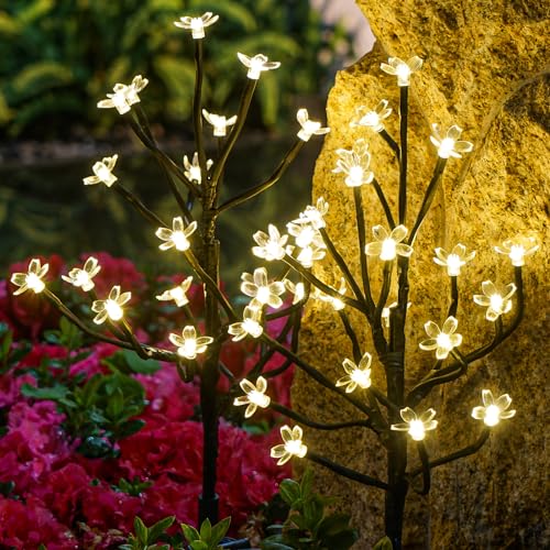 4 Pack Solar Lights Outdoor Waterproof (4 Count)