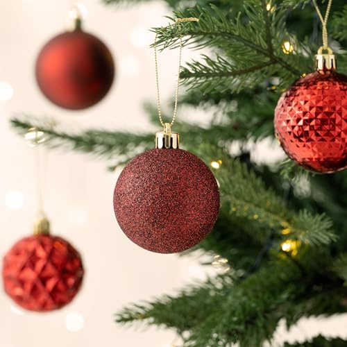 50ct Christmas Tree Decorations Ball Ornaments 2 Inches (50 Count)