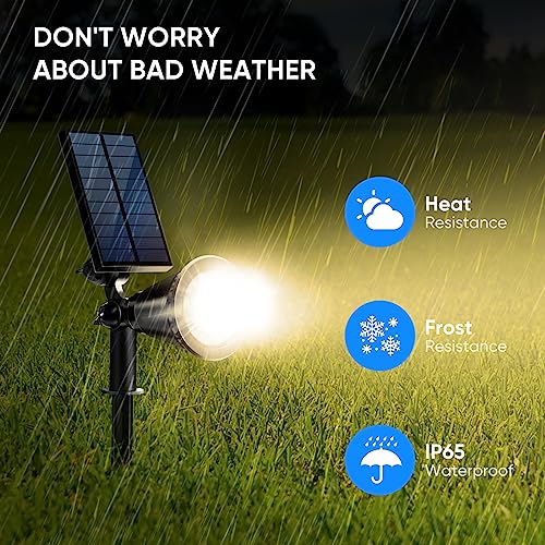 800LM Solar Spot Lights Outdoor Waterproof (4 Count)