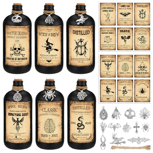31 Pcs Halloween Potion Bottles Set with Cork