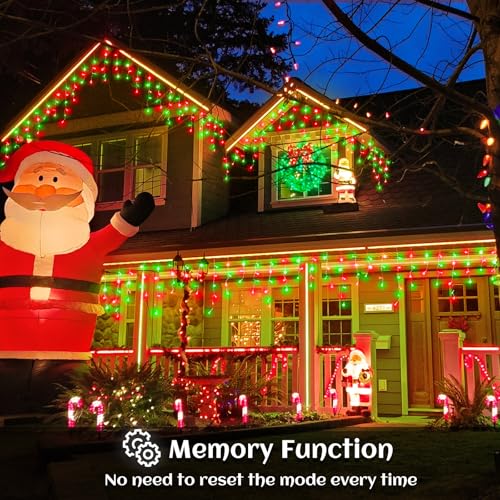 33ft Icicle Lights for Outside