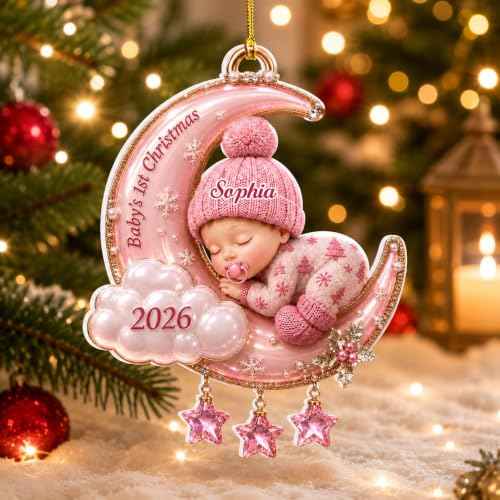 Custom Baby First Christmas Ornament