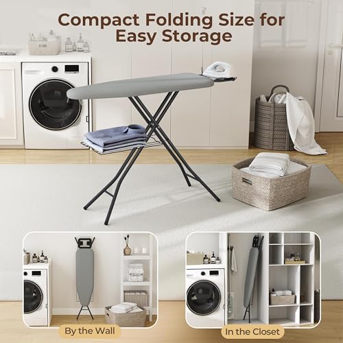 Ironing Board with Iron Rest