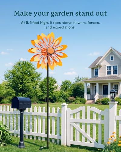 Sunflower Garden Wind Spinners