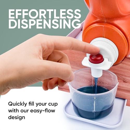 Liquid Laundry Detergent Dispenser Holder with Drip Tray