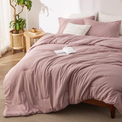 Dusty Pink Queen Comforter Set