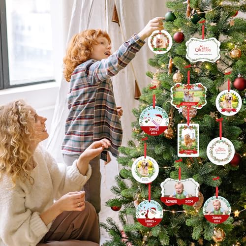 Personalized Photo Ornaments for Christmas Tree