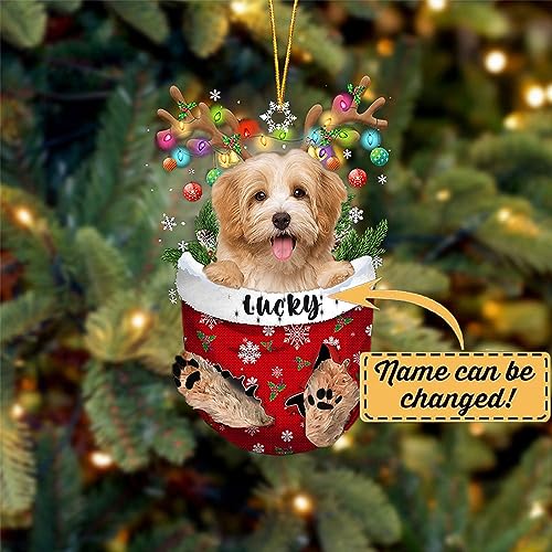 Havanese 3 Dog Christmas Ornament