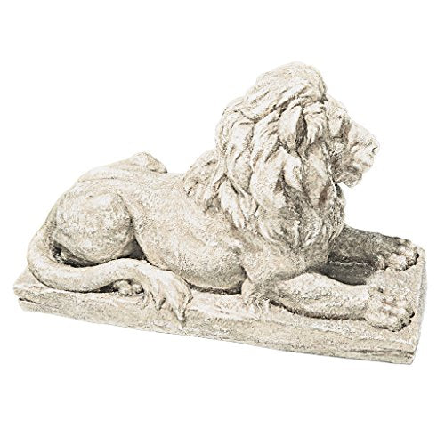 Lyndhurst Manor Lion Sentinel Outdoor Garden Statue