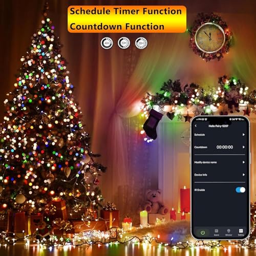66FT 200 LED RGB Smart Halloween Lights Outdoor Color Changing (66 Foot)