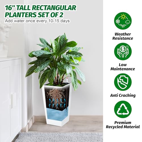 16 in Tall Planters Set of 2 (2 Count)