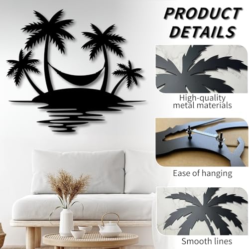 Palm Tree Metal Wall Decor