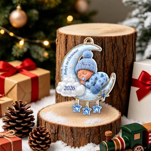 Custom Baby First Christmas Ornament
