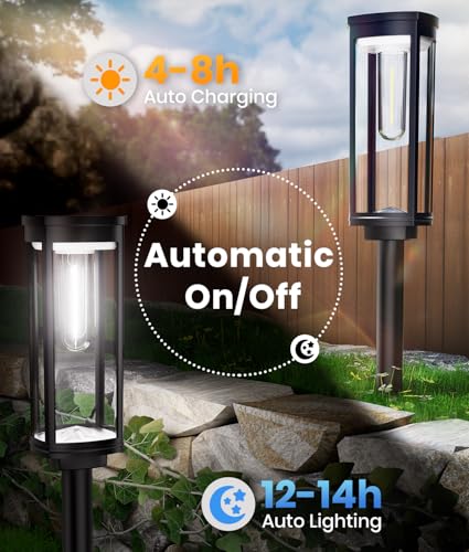 Solar Big Lights for Backyard (8 Count)